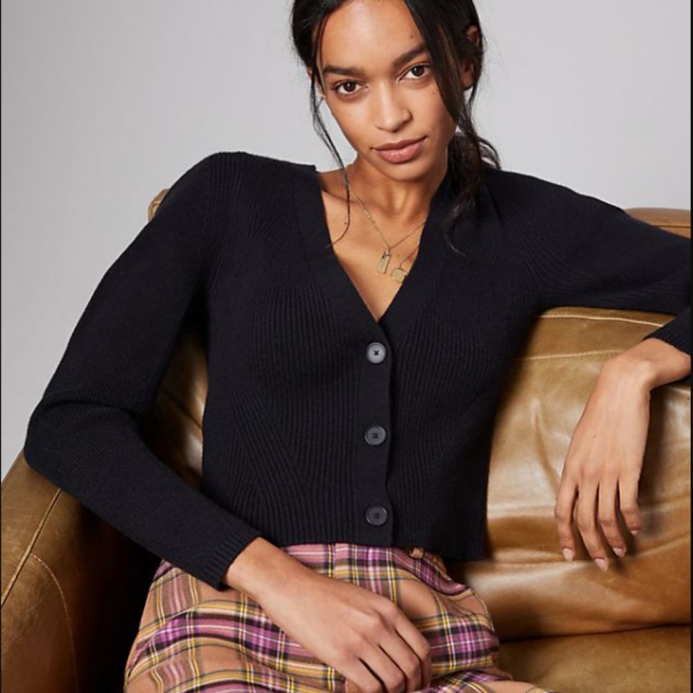 NWT Anthropologie Maeve Luana Cropped Cardigan